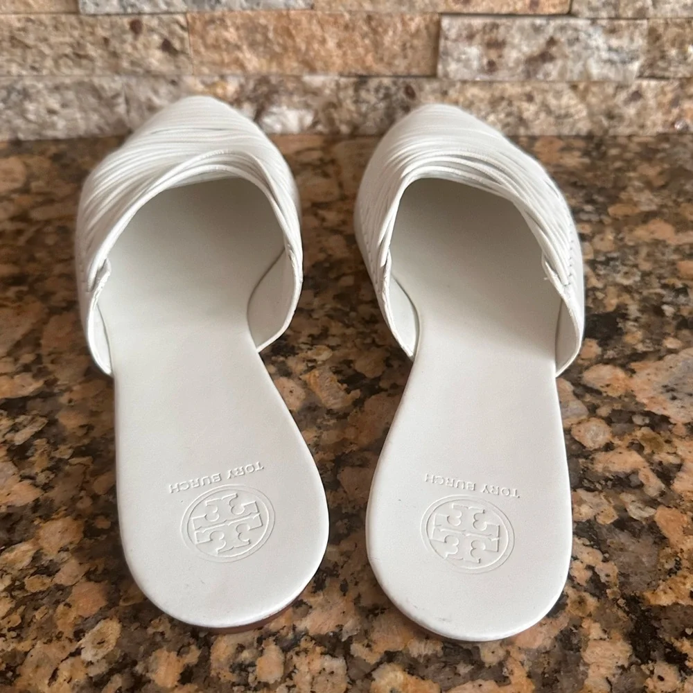 NEW Tory Burch Sienna Flat Mules Slides - Picture 5 of 8